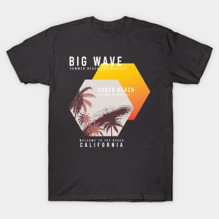 big wave south beach California T-Shirt